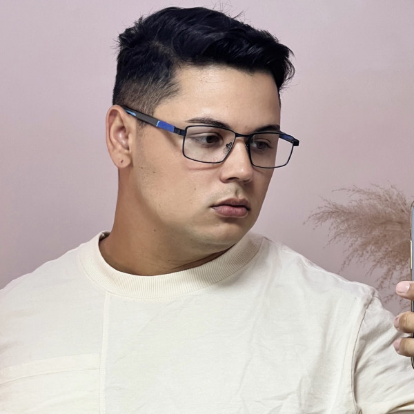 Armação de Óculos 86002 Retangular Azul